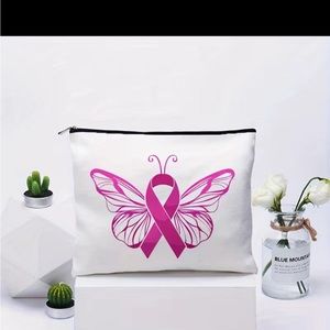 Breast Cancer Awareness Makeup Bag